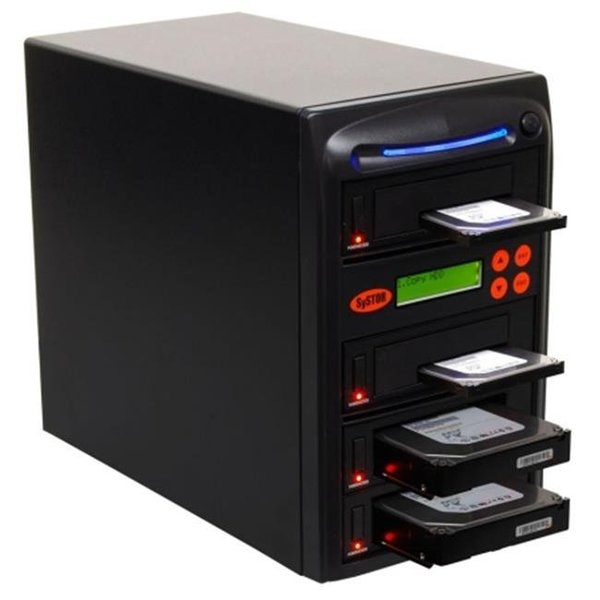 Systor Systor 1:3 SATA 2.5" & 3.5" Dual Port/Hot Swap Hard Disk Drive / Solid State Drive (HDD/SSD) Duplicator/Sanitizer - High Speed (150MB/sec) SYS203HS-DP